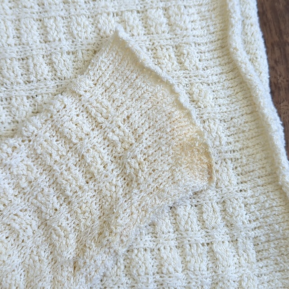 Eileen Fisher 100% Cotton Cream Sweater - Picture 11 of 13